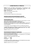 Conseil du 03 Mars 2021