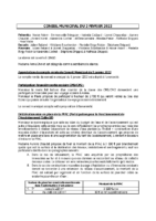 Conseil du 02 Février 2022