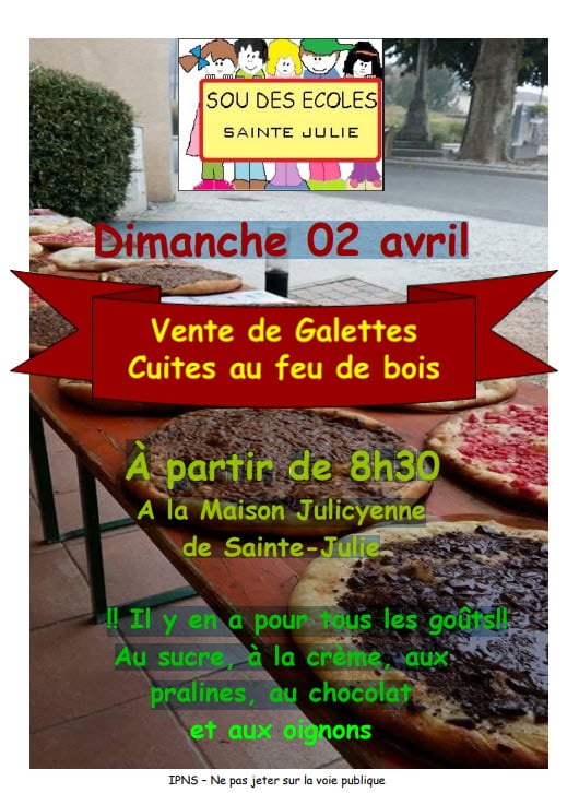 Galette Sou des Ecoles