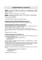 Conseil du 05 Avril 2024