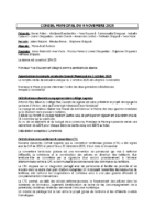Conseil du 06 Novembre 2025